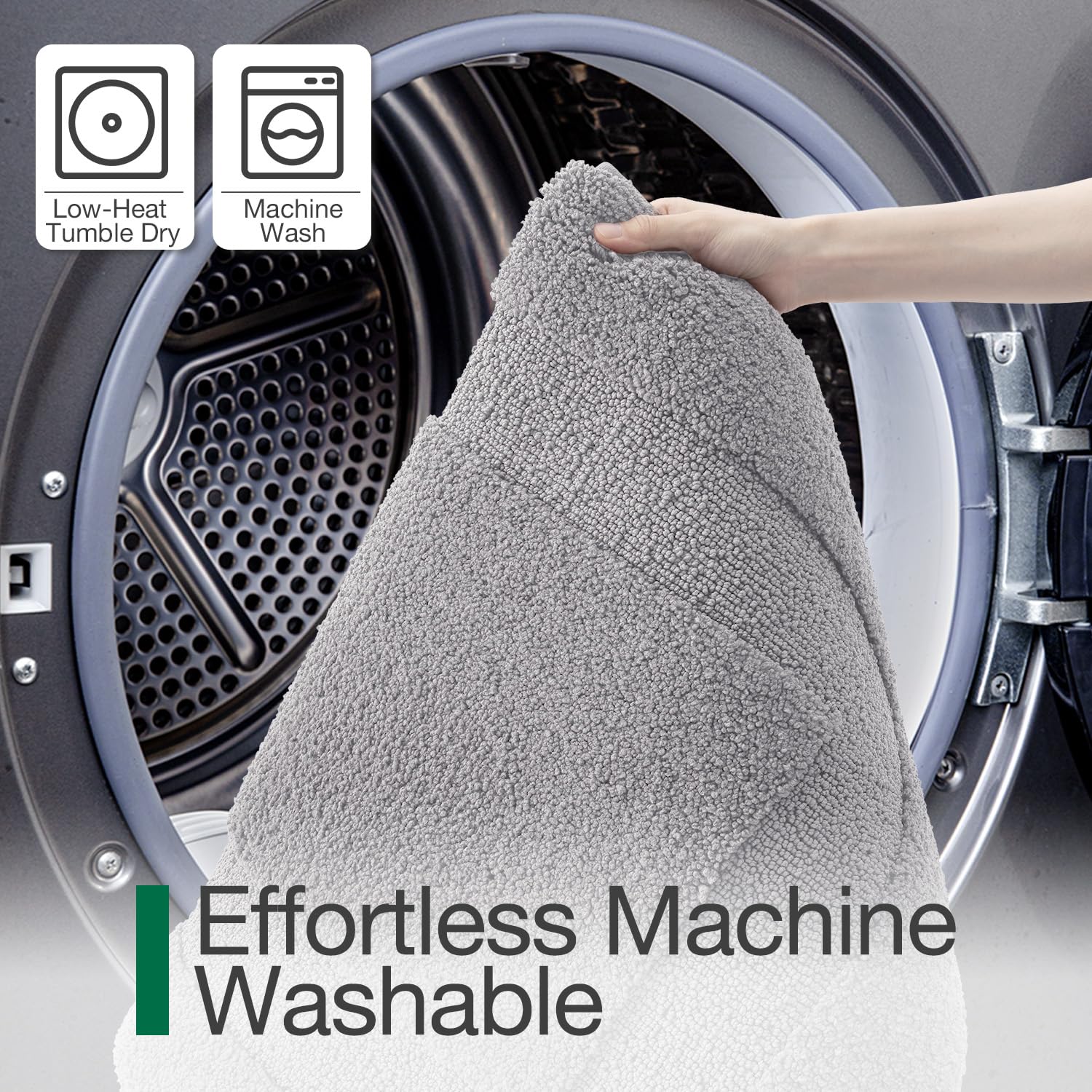 Ultra Soft Bathroom Rugs Poseidon Series