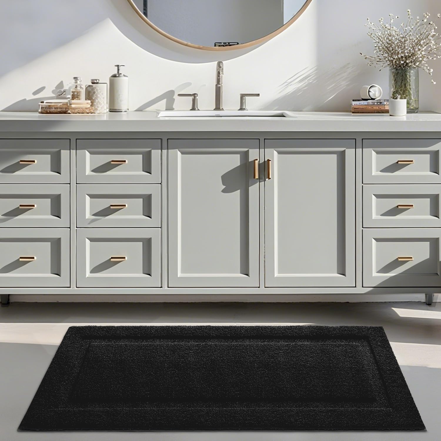 Ultra Soft Bathroom Rugs Poseidon Series