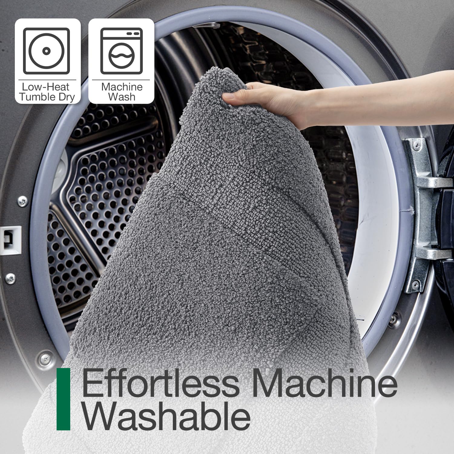 Ultra Soft Bathroom Rugs Poseidon Series