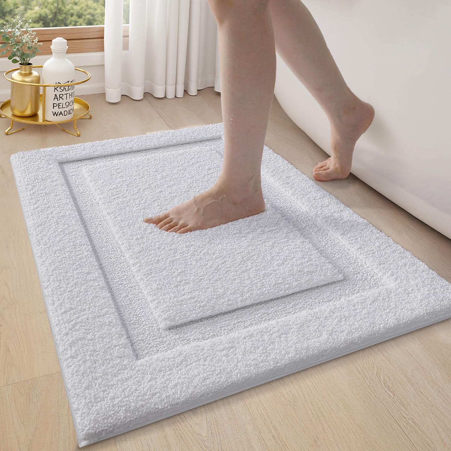 Ultra Soft Bathroom Rugs Poseidon Series