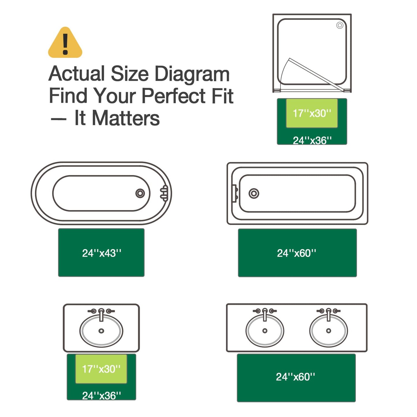 Ultra Soft Bathroom Rugs Poseidon Series