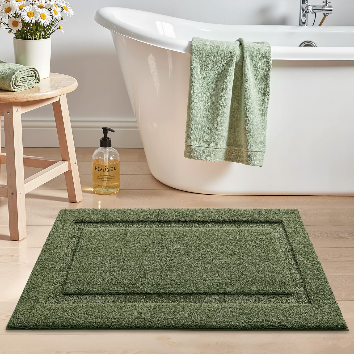 Ultra Soft Bathroom Rugs Poseidon Series