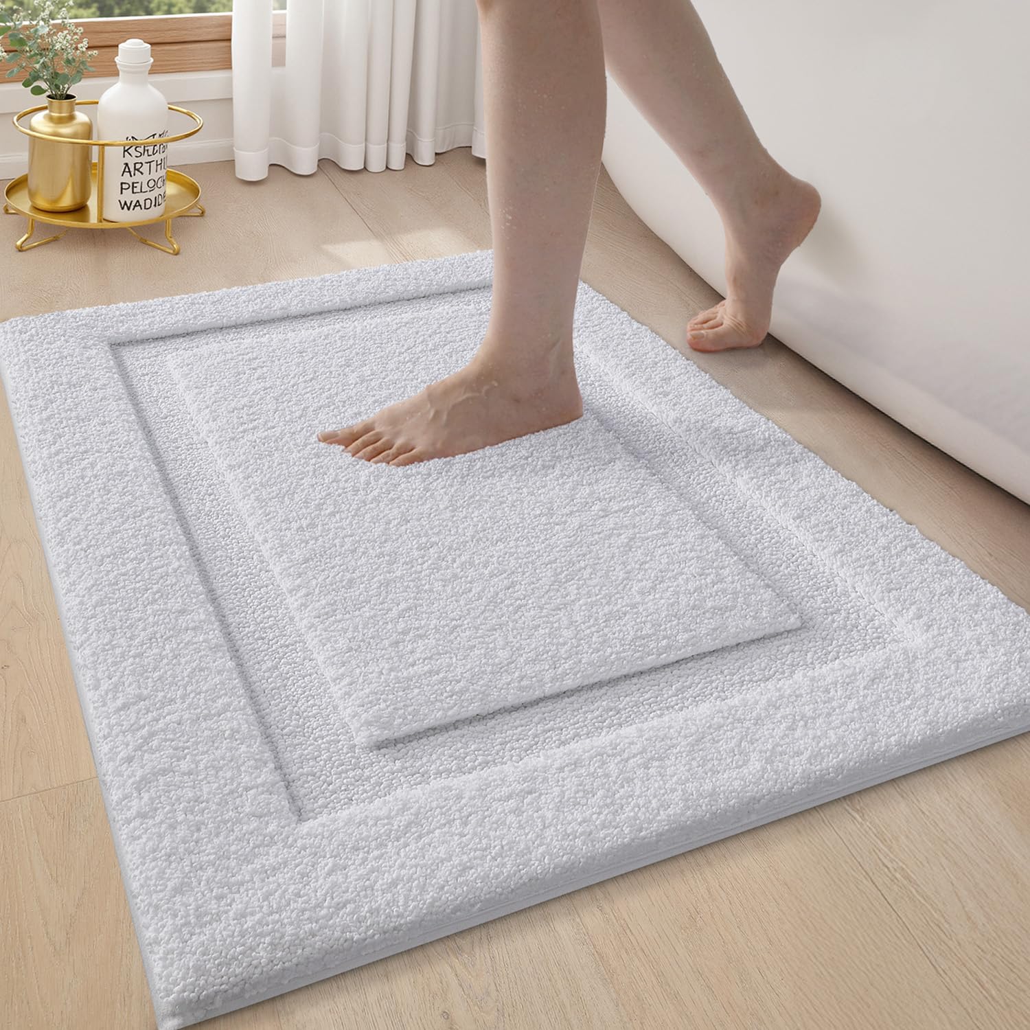 Ultra Soft Bathroom Rugs Poseidon Series