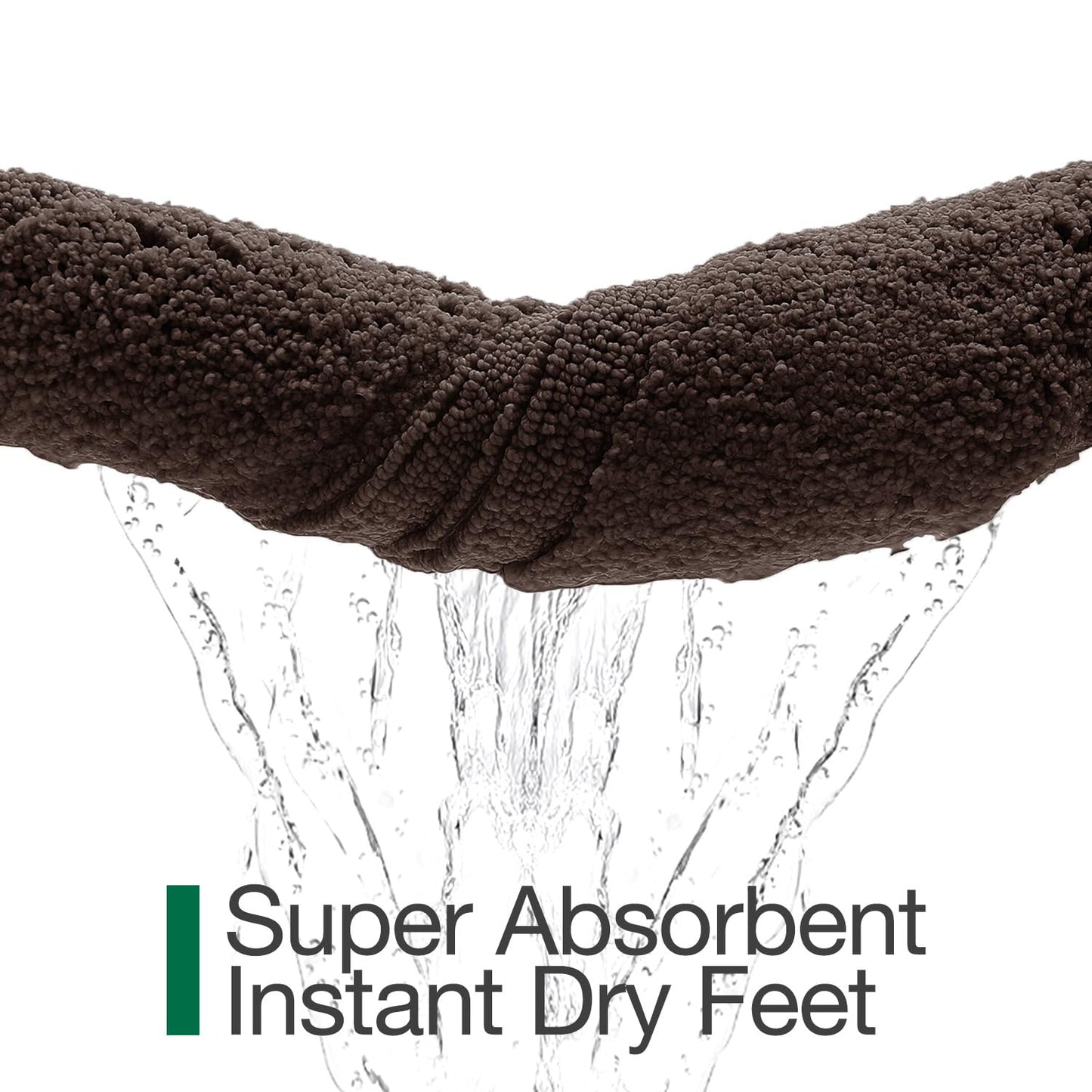 Ultra Soft Bathroom Rugs Poseidon Series