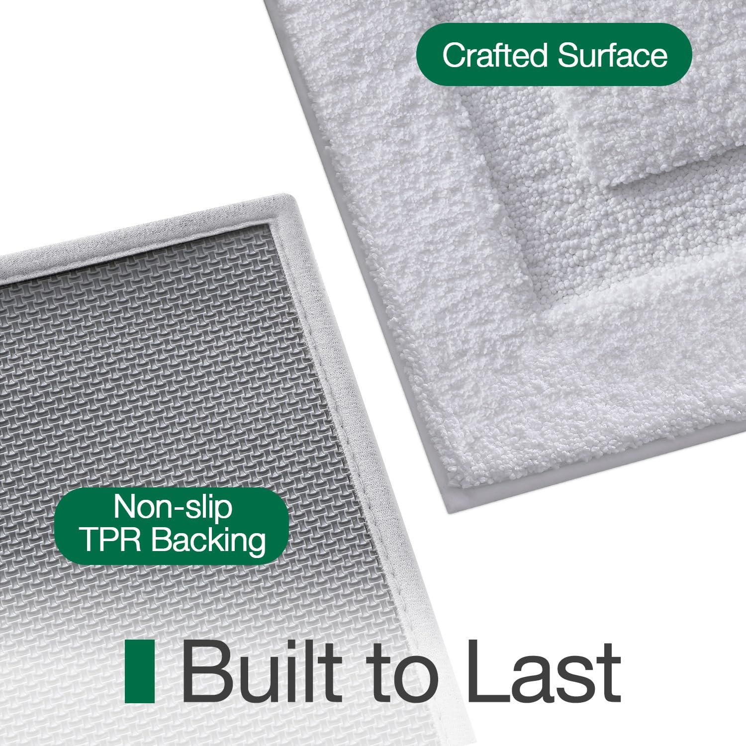 Ultra Soft Bathroom Rugs Poseidon Series