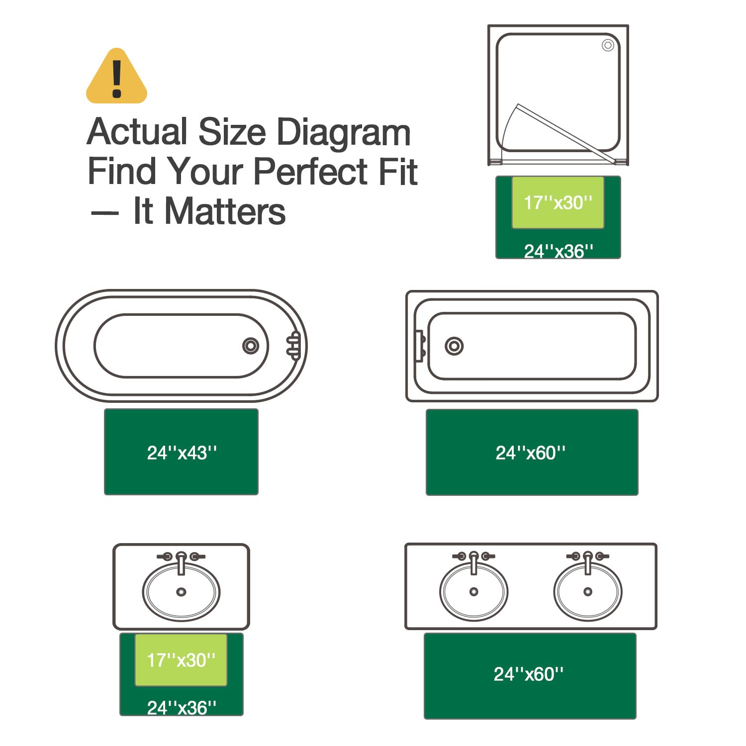 Ultra Soft Bathroom Rugs Poseidon Series