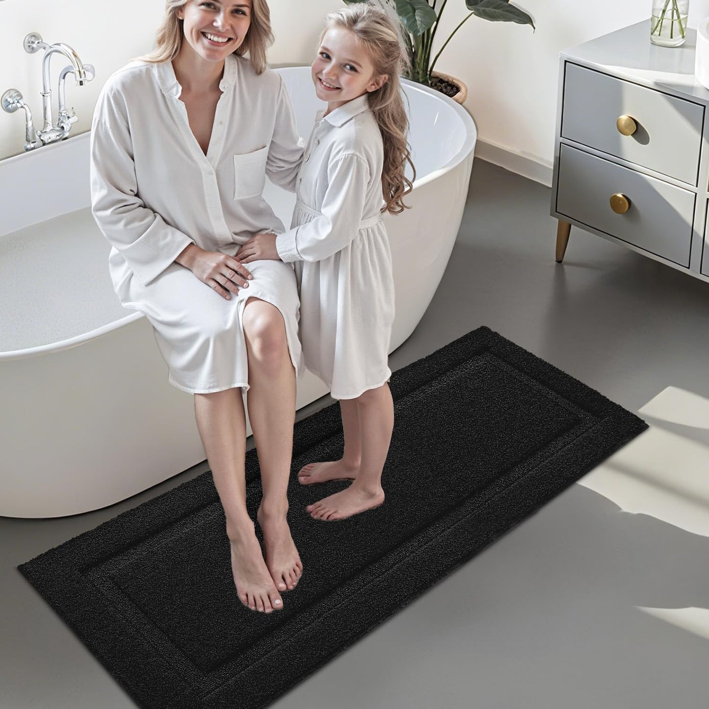 Ultra Soft Bathroom Rugs Poseidon Series