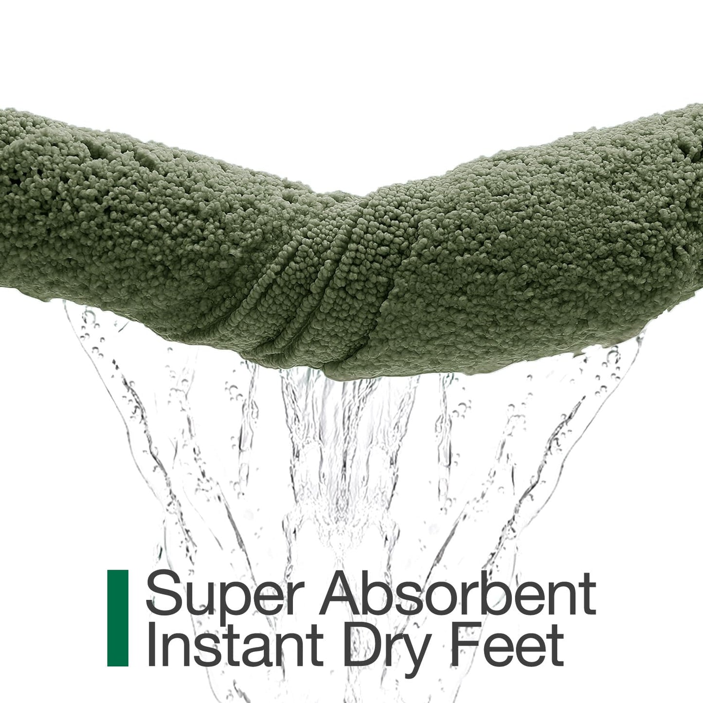 Ultra Soft Bathroom Rugs Poseidon Series