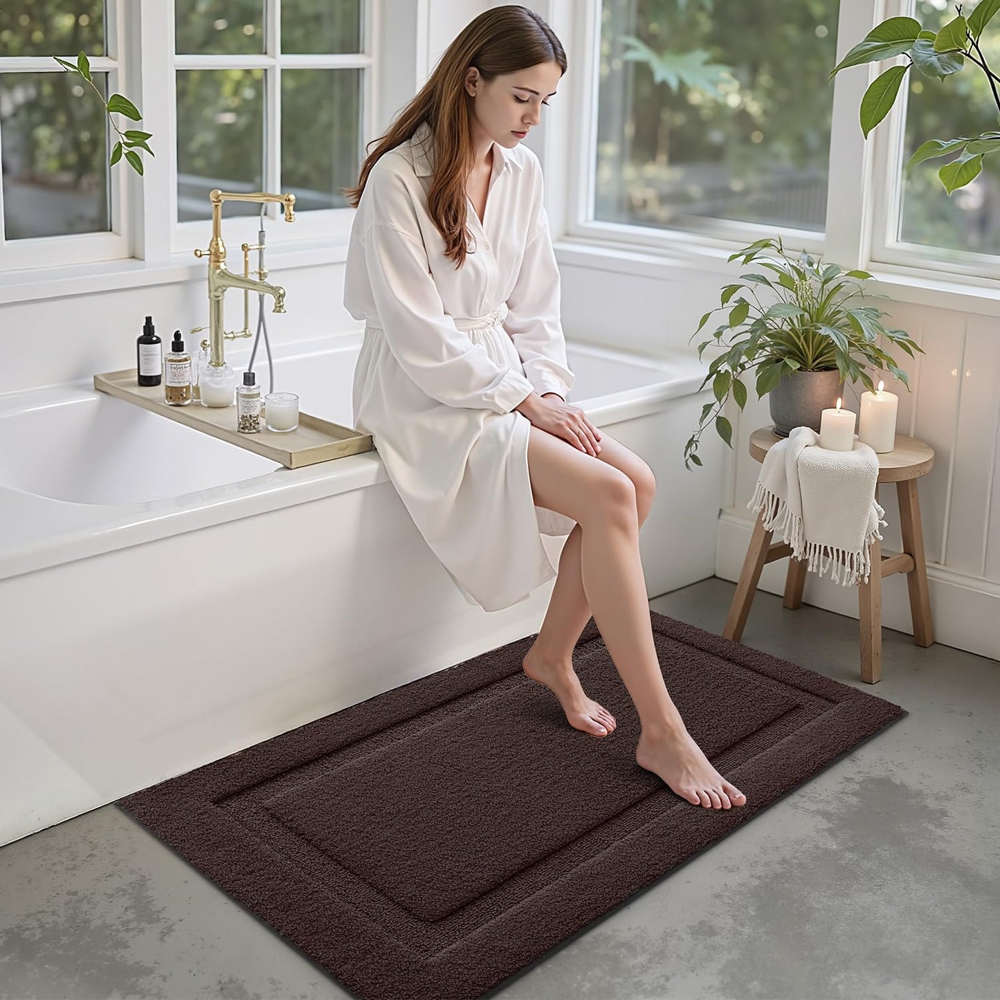 Ultra Soft Bathroom Rugs Poseidon Series