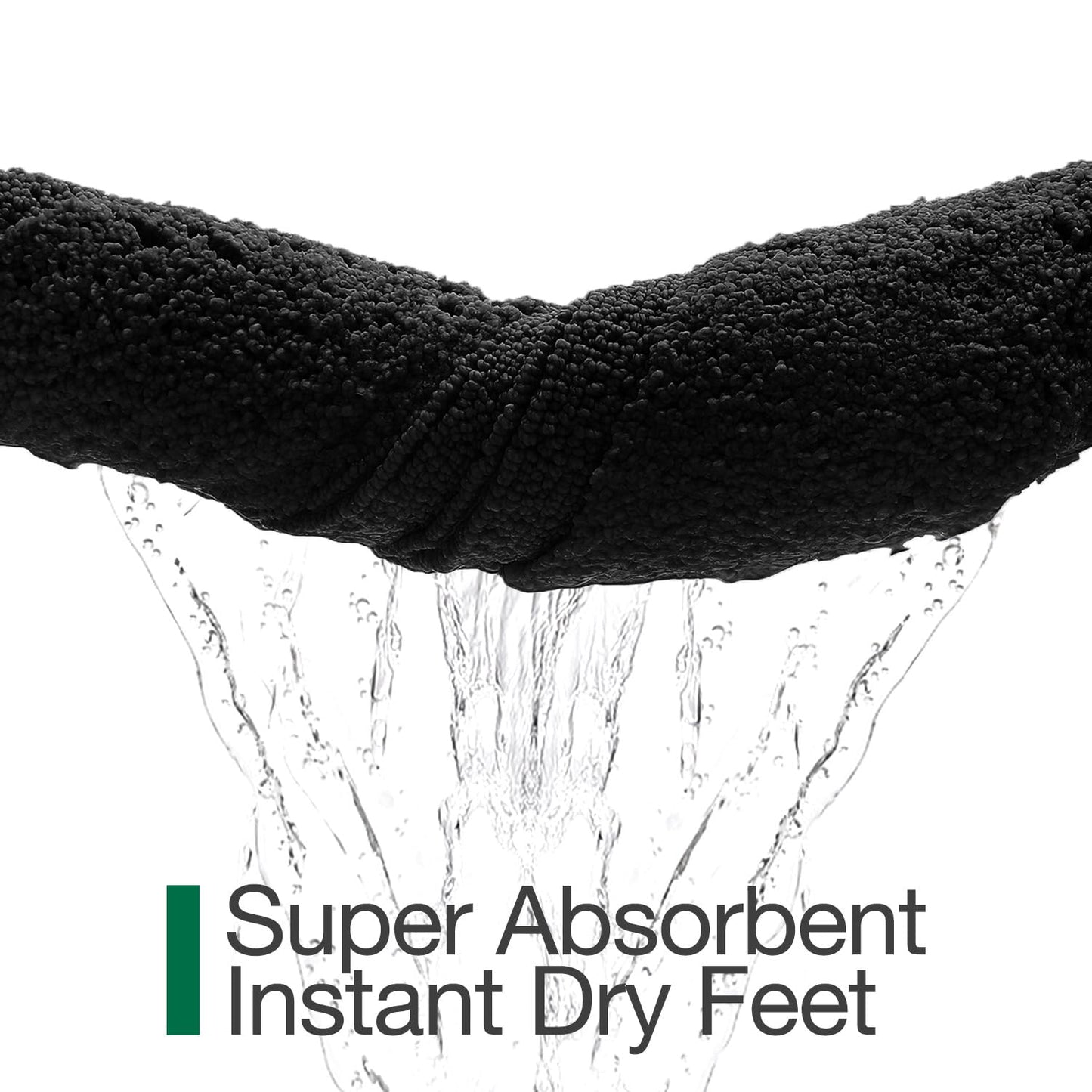 Ultra Soft Bathroom Rugs Poseidon Series