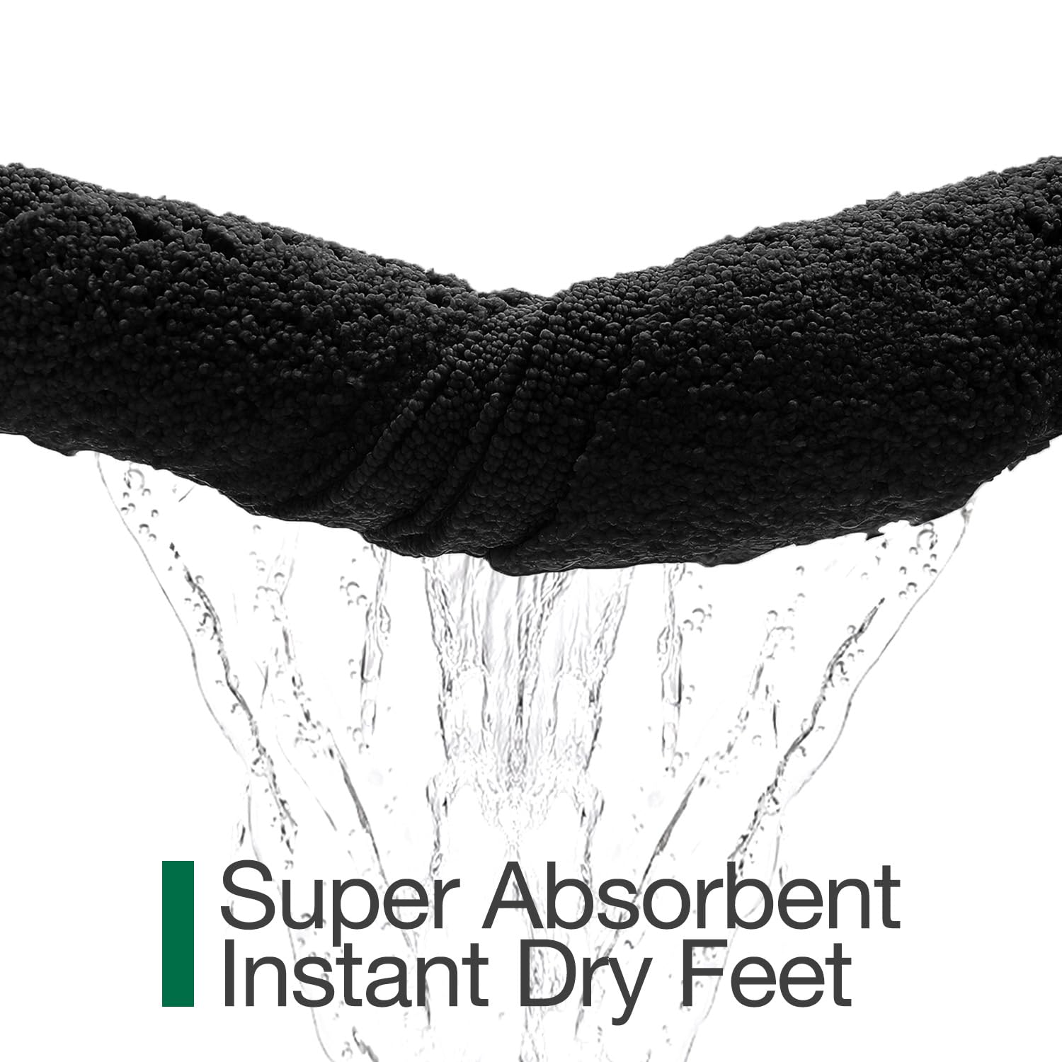 Ultra Soft Bathroom Rugs Poseidon Series