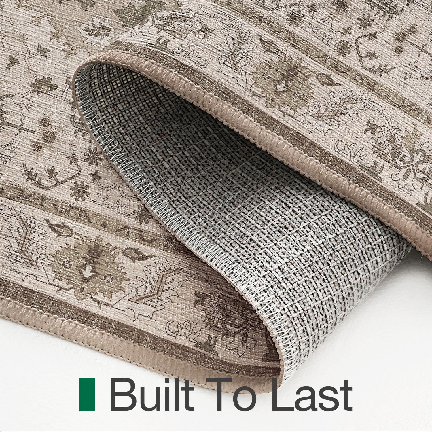 Ultra Thin Indoor Mats Oriental Time Weave Series