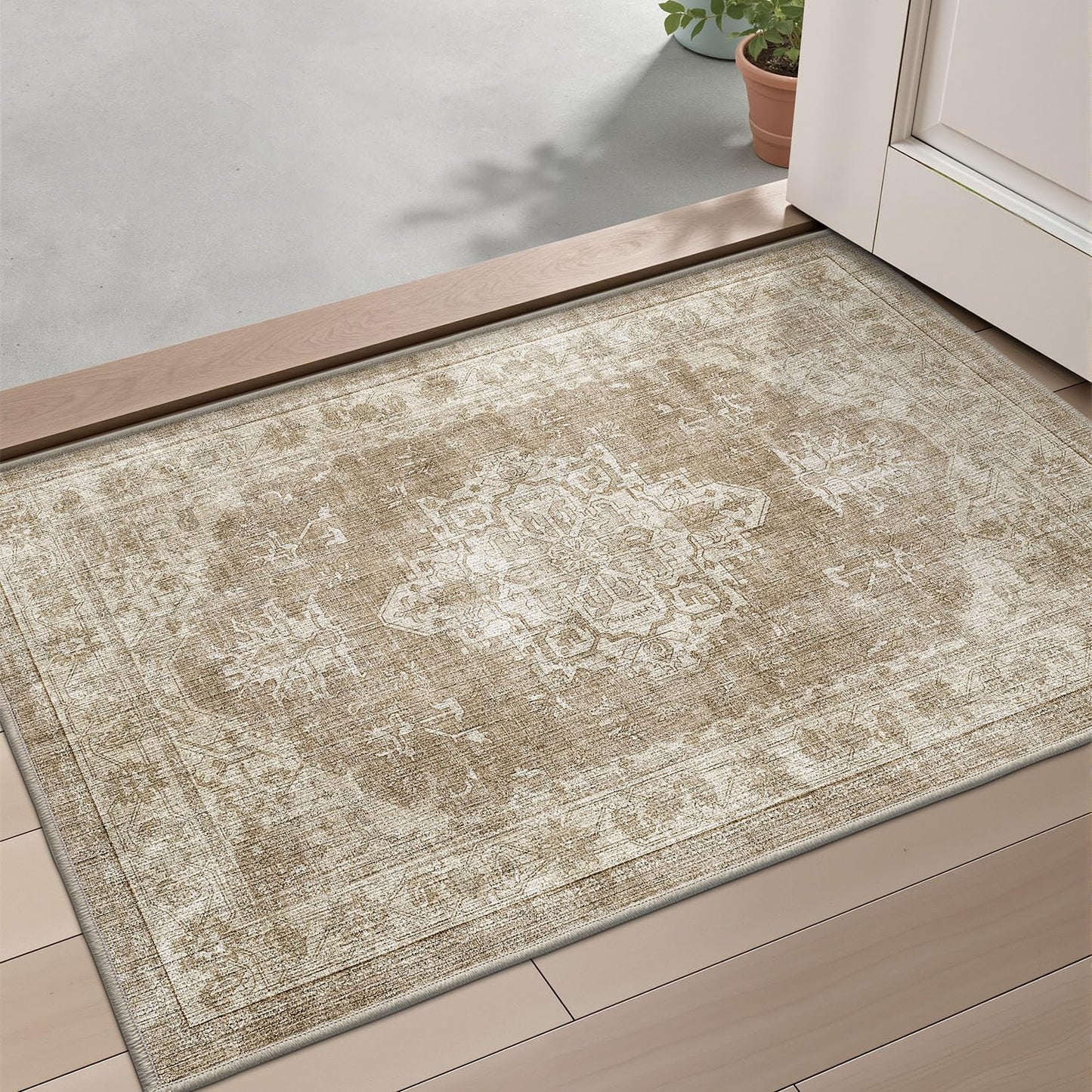 Ultra Thin Indoor Mats Oriental Time Weave Series